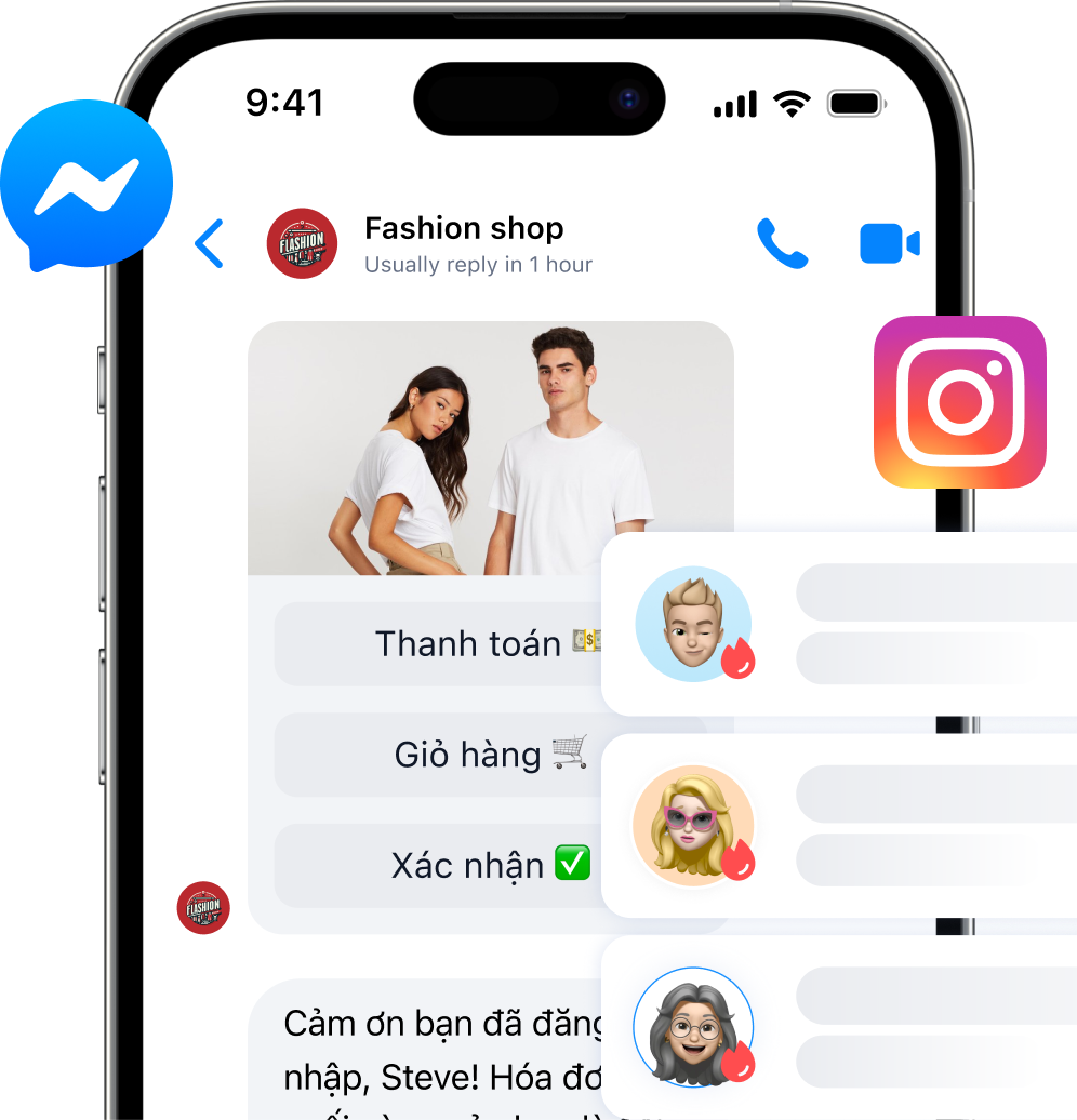 BOTCAKE X MESSENGER
